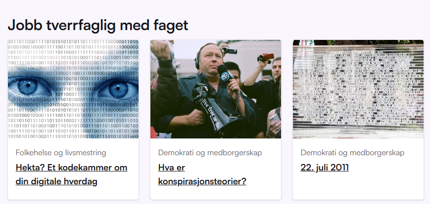 Skjermbilde fra NDLA som viser en sammensatt lenke med bilde og tekst