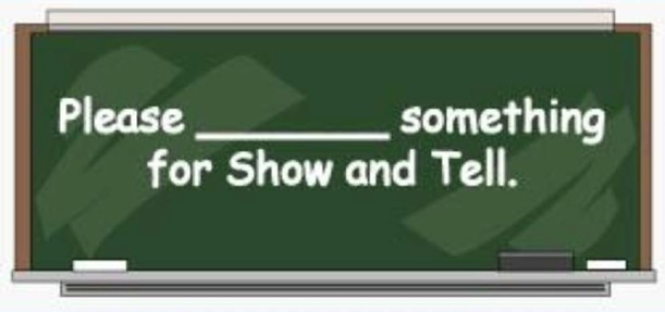 Eksempelbildet viser en setning som mangler et ord for å bli komplett